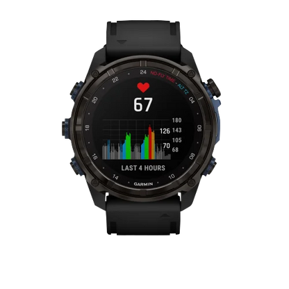 Garmin Descent Mk3i, 51 mm Carbon Gray DLC Titanium with Black Silicone Band (010-02752-10) by Garmin