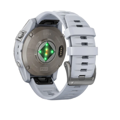 Garmin Epix Pro (Gen 2), 47mm Sapphire, Titanium w/ Whitestone Band (Garmin Certified Refurbished) by Garmin