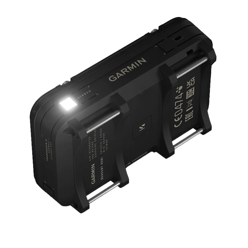 Garmin Descent X50i premium dive computer module, black with silver mounting rails
