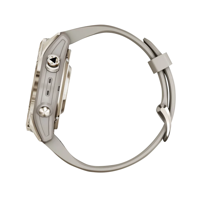 Garmin Epix Pro (Gen 2), 42 mm Sapphire Edition Soft Gold with Light Sand Band (010-02802-10) by Garmin