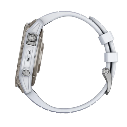 Garmin Epix Pro (Gen 2), 47mm Sapphire, Titanium w/ Whitestone Band (Garmin Certified Refurbished) by Garmin