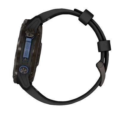 Garmin Descent Mk3i, 51 mm Carbon Gray DLC Titanium with Black Silicone Band (010-02752-10) by Garmin