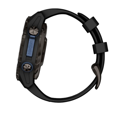 Garmin Descent Mk3i, 43 mm Carbon Gray DLC Titanium with Black Silicone Band (010-02753-10) by Garmin