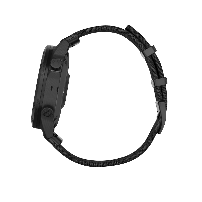 Garmin MARQ Commander (Gen 2) Carbon Edition Modern Tool Watch with black braided strap