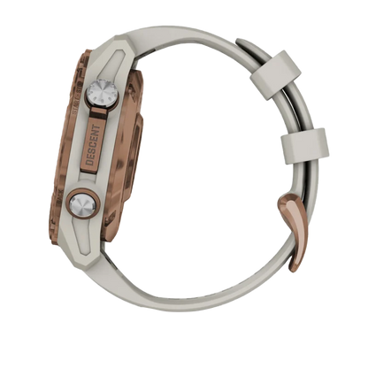 Garmin Descent Mk3i, 43 mm Bronze PVD Titanium with French Gray Silicone Band (010-02753-13) by Garmin