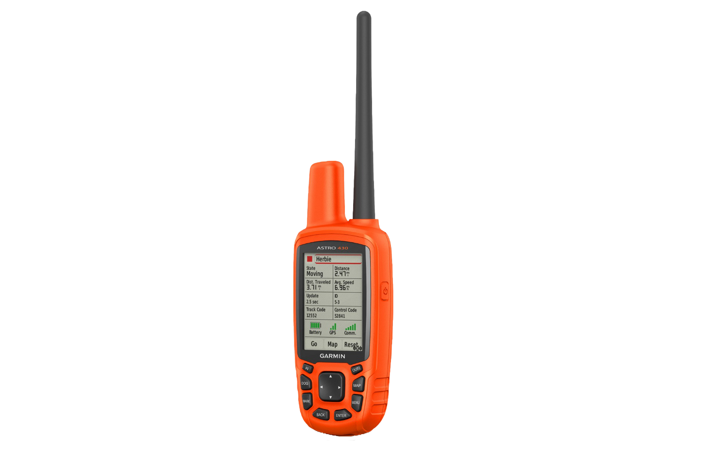 Garmin Astro 430 handheld with T5 Mini dog collar bundle, orange two-item set