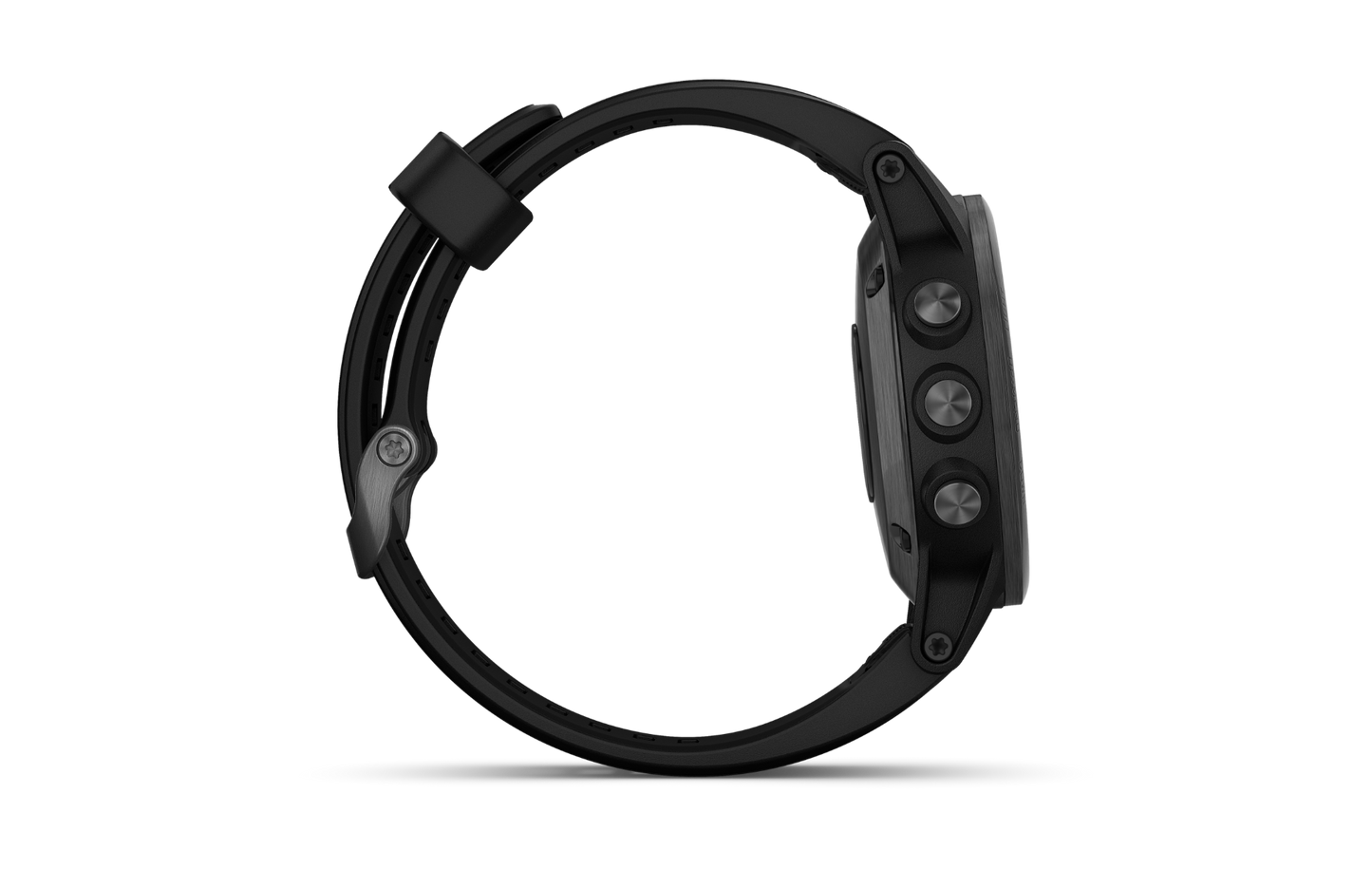 Garmin Fenix 5S Plus Sapphire smartwatch with black band
