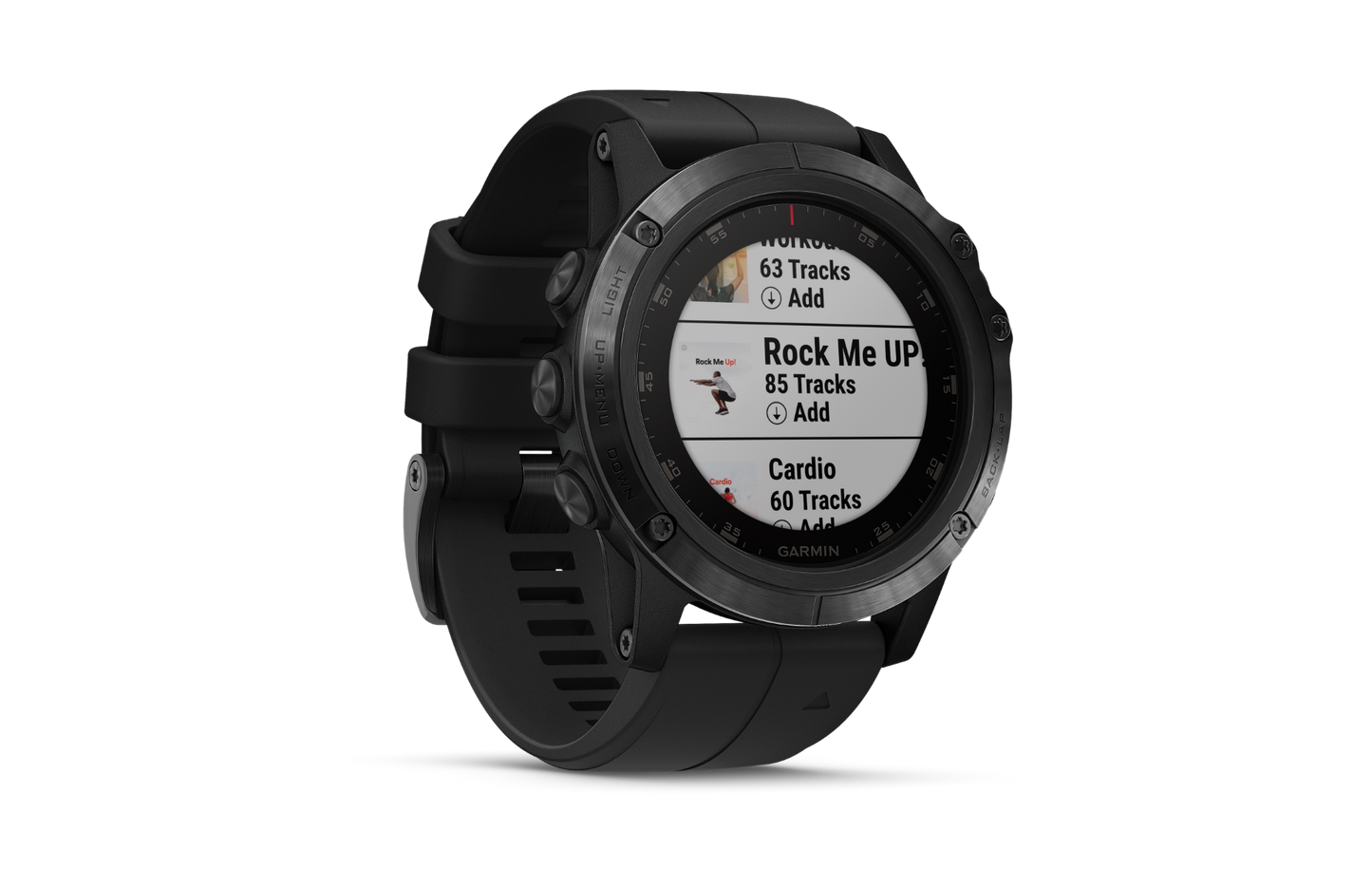 Garmin Fenix 5X Plus Sapphire Black w/ Black Band (010-01989-00) by Garmin