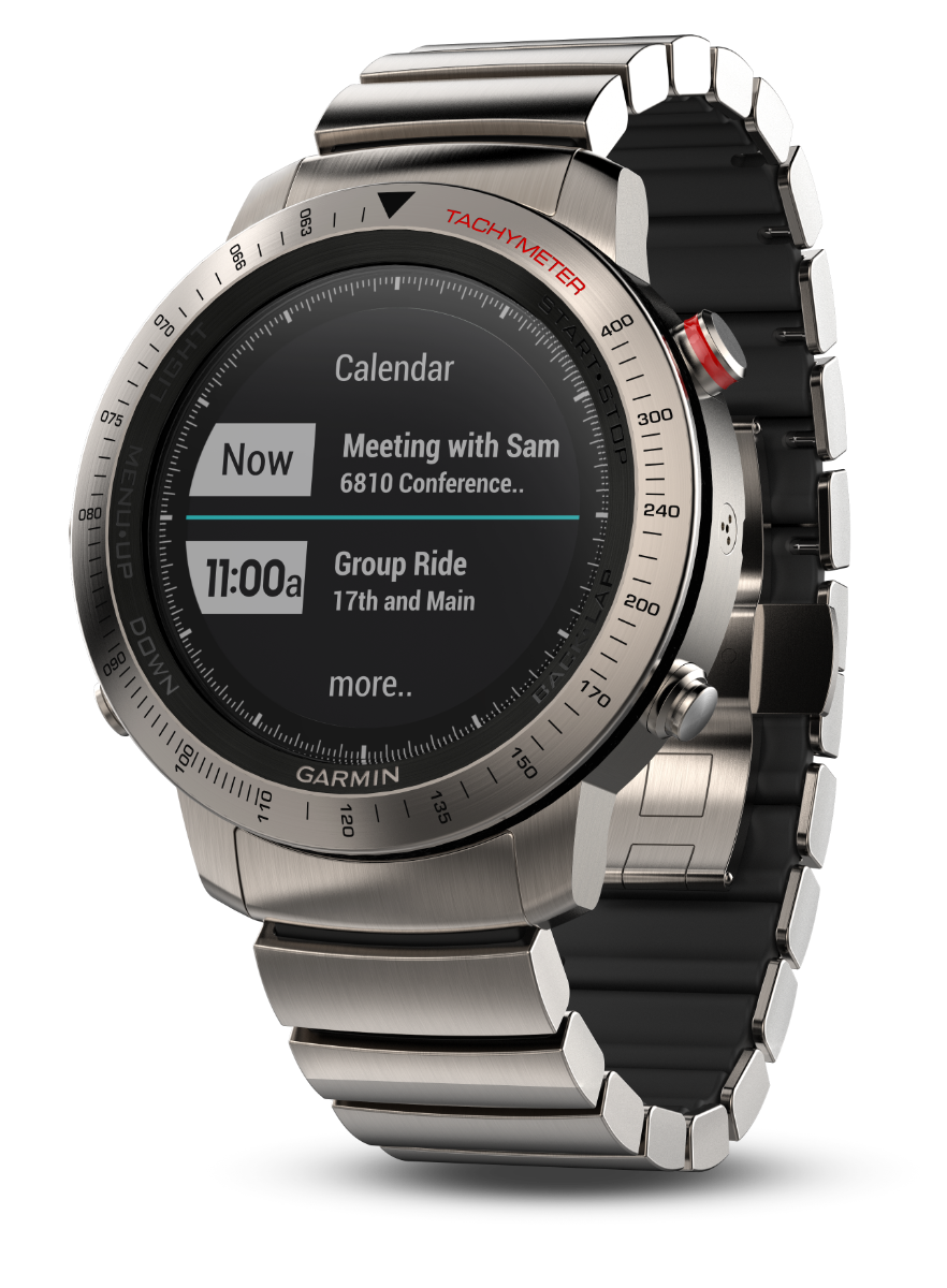 Garmin Fenix Chronos w/ Titanium Hybrid Band (010-01957-01) by Garmin
