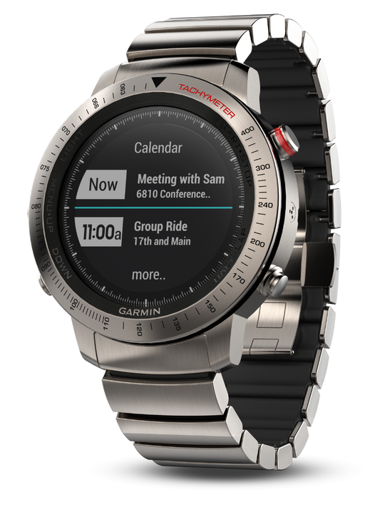Garmin Fenix Chronos w/ Titanium Hybrid Band (010-01957-01) by Garmin