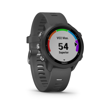 Garmin Forerunner 245, Slate, Premium Fitness GPS Smartwatch for Runners (010-02120-00) by Garmin