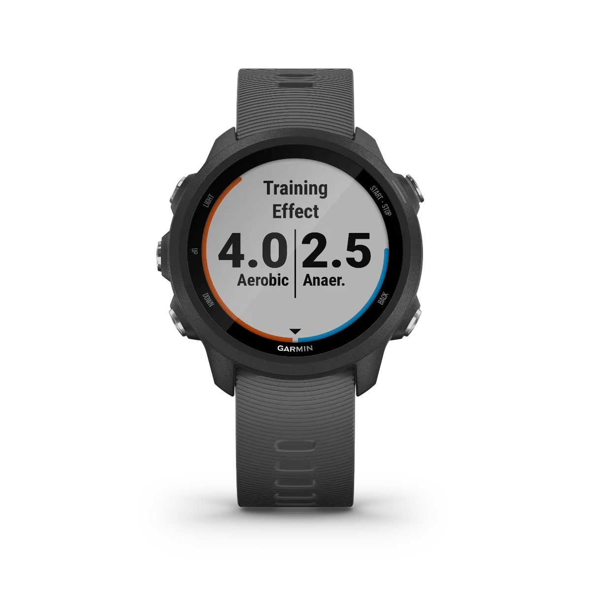 Garmin Forerunner 245 smartwatch, slate color, GPS fitness watch for runners