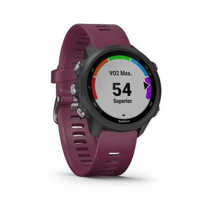Garmin Forerunner 245, Berry, Premium Fitness GPS Smartwatch for Runners (010-02120-01) by Garmin