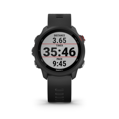 Garmin Forerunner 245 Music, Black, Premium Fitness GPS Smartwatch for Runners (010-02120-20) by Garmin