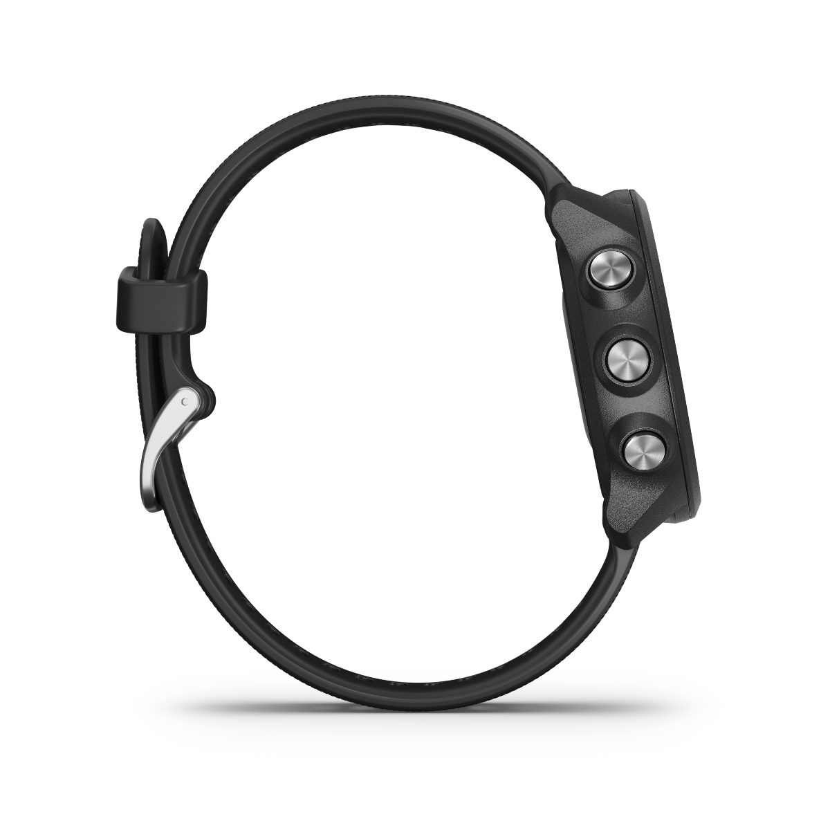 Garmin Forerunner 245 Music smartwatch, black with three side metal buttons