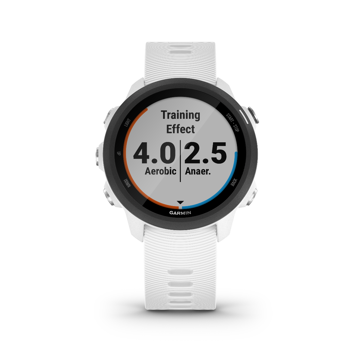 Garmin Forerunner 245 Music smartwatch with white strap