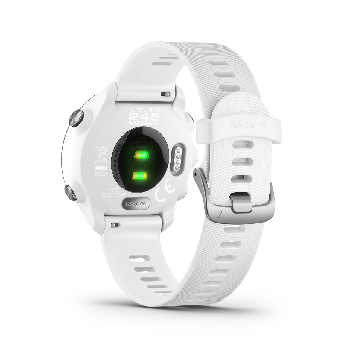 Garmin Forerunner 245 Music, White, Premium Fitness GPS Smartwatch for Runners (010-02120-21) by Garmin