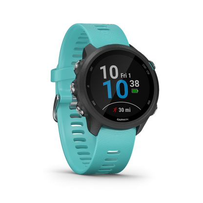 Garmin Forerunner 245 Music, Aqua, Premium Fitness GPS Smartwatch for Runners (010-02120-22) by Garmin