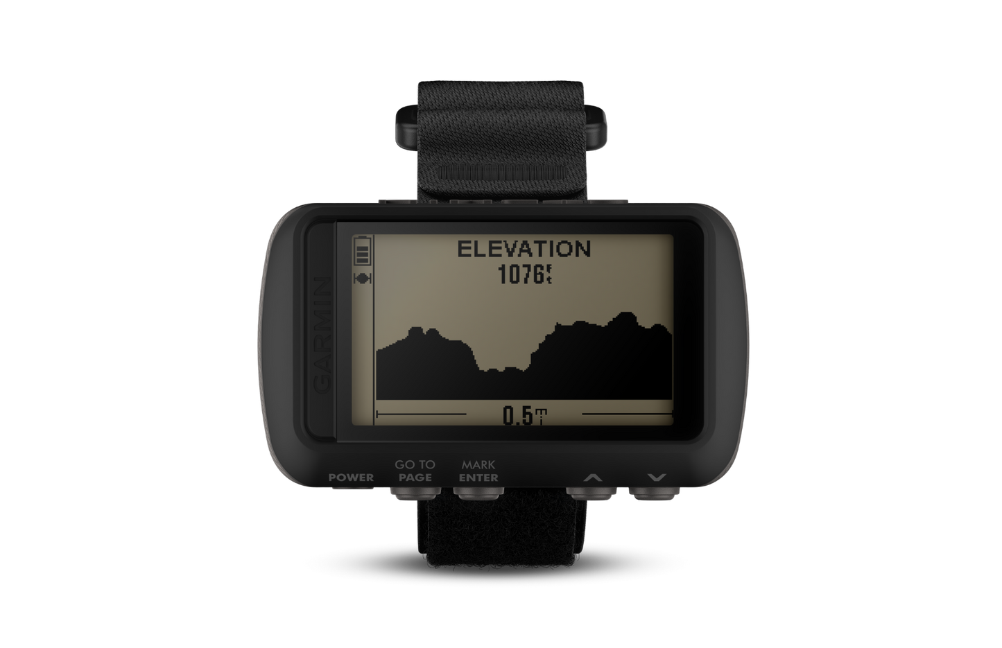Garmin Foretrex 601 watch with black case and strap