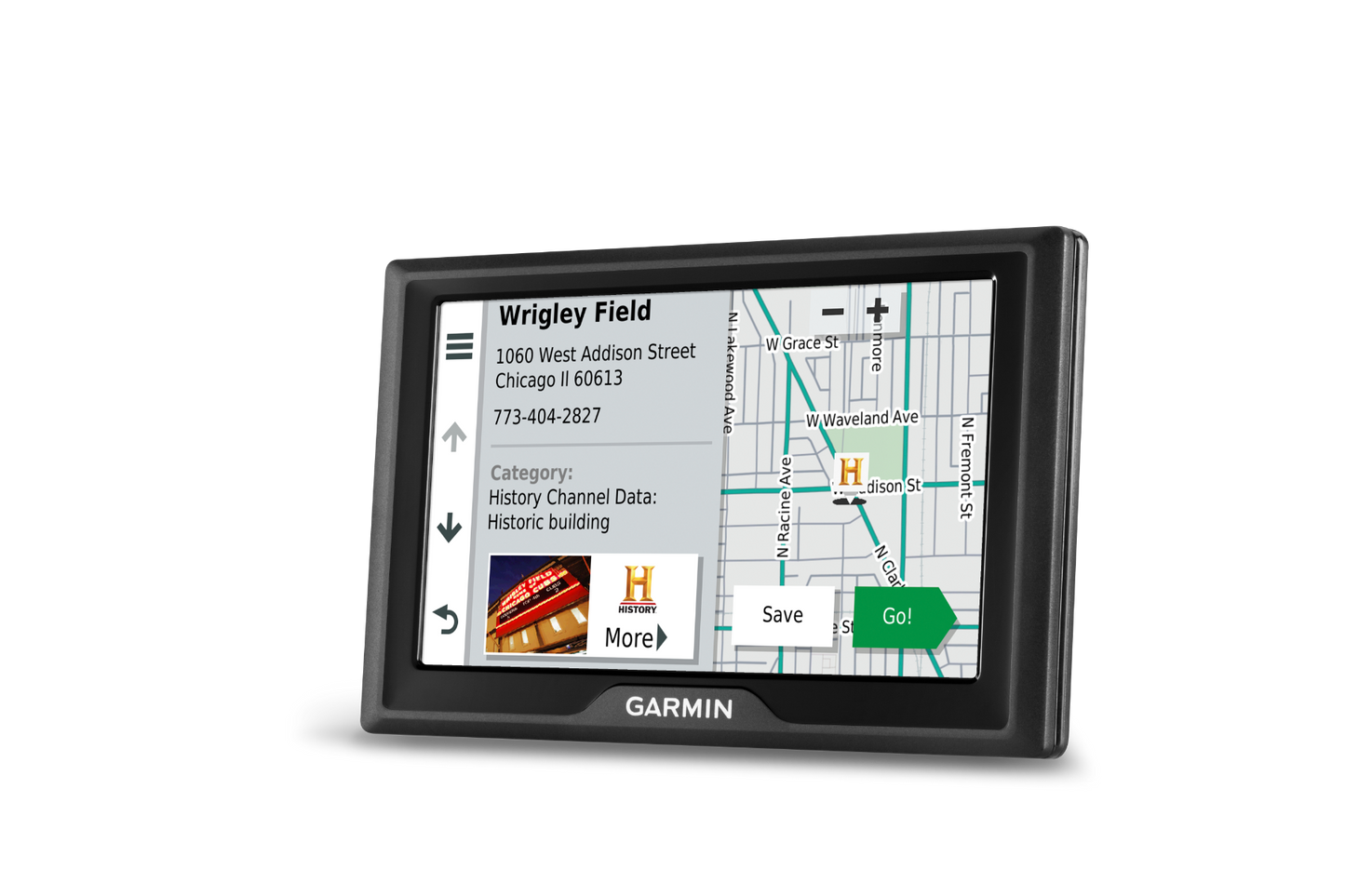 Garmin Drive 52 GPS navigator with 5-inch display and black housing