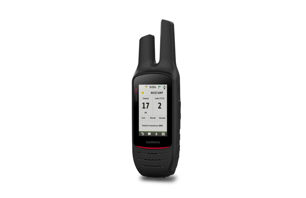 Garmin Rino 750 GPS and 2-way radio handheld, Canada model 010-01958-01, black