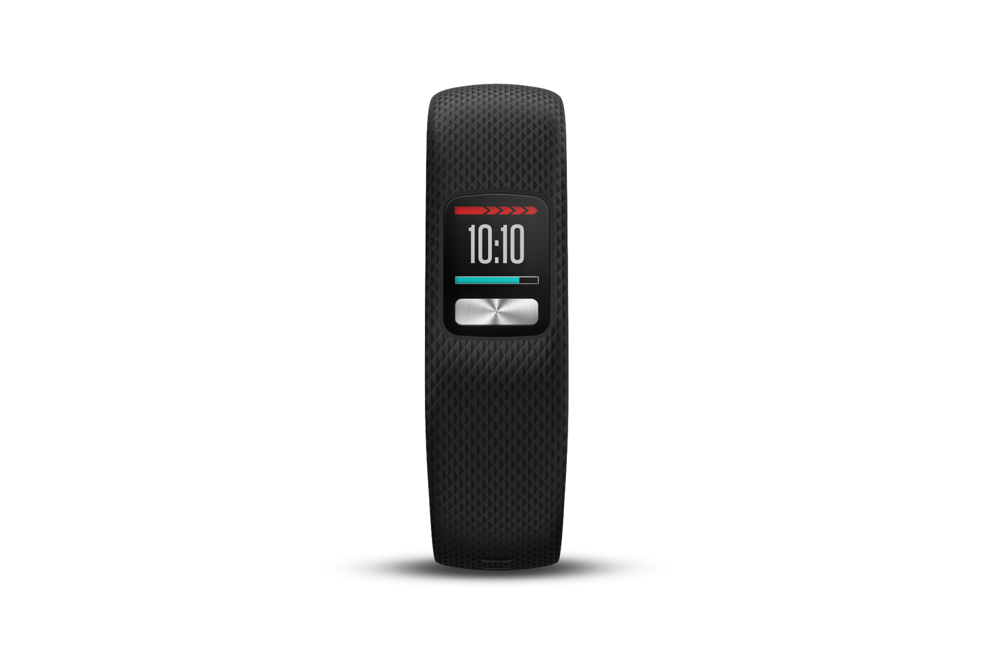 Garmin vivofit 4 black fitness tracker with textured strap