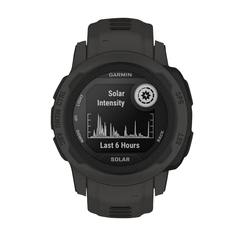 Garmin Instinct 2S Solar smartwatch, graphite, certified refurbished