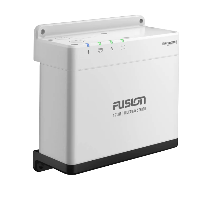 Garmin Fusion Apollo MS-WB675 marine hideaway stereo, white finish, 4-zone Bluetooth & SiriusXM-ready audio receiver