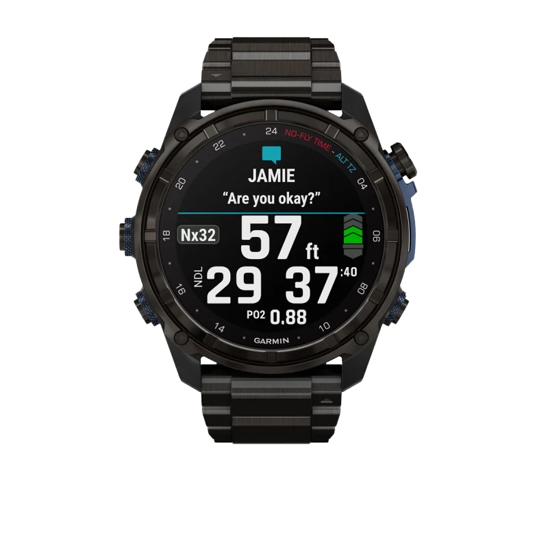 Garmin Descent Mk3i, 51 mm Carbon Gray DLC Titanium with DLC Titanium Band (010-02752-13) by Garmin