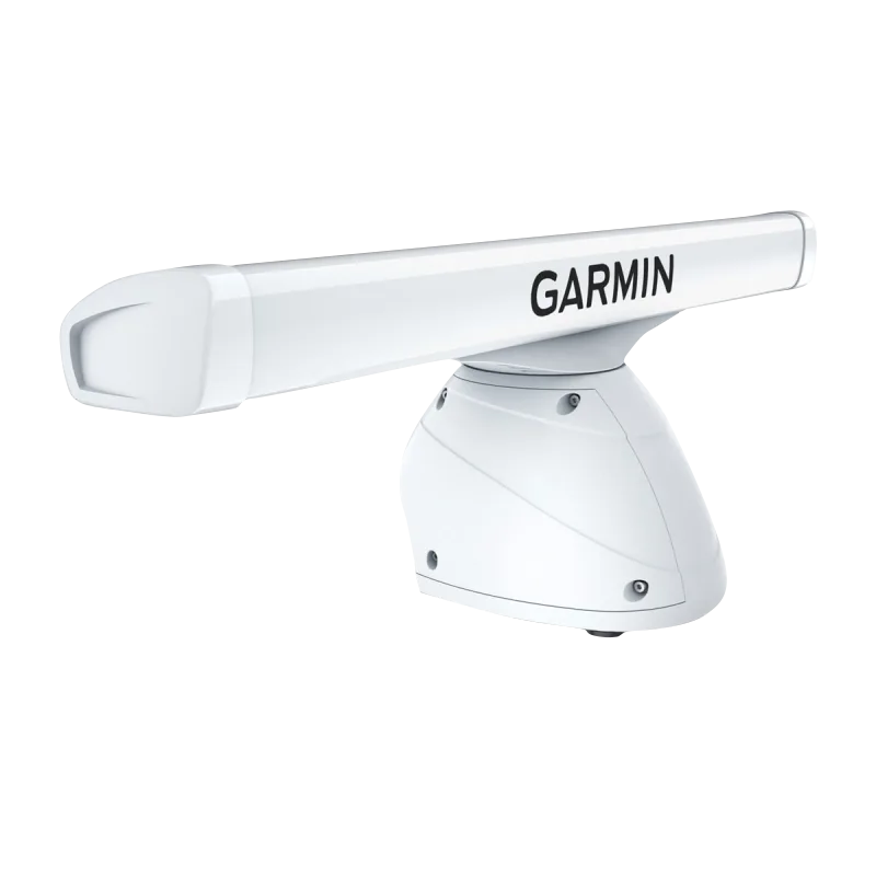 Garmin GMR 2534/2536 xHD3 open-array marine radar on pedestal, white