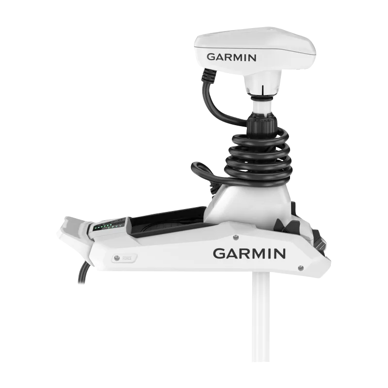 Garmin Force Kraken trolling motor, white, 75-inch shaft.