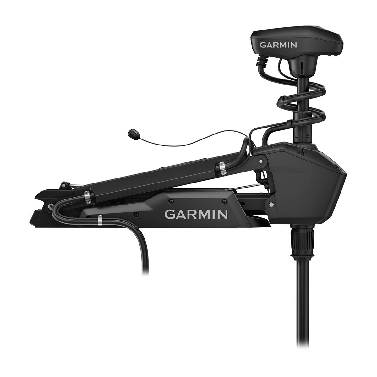 Garmin Force Pro 50-inch trolling motor, black, built-in GT56UHD-TR transducer.