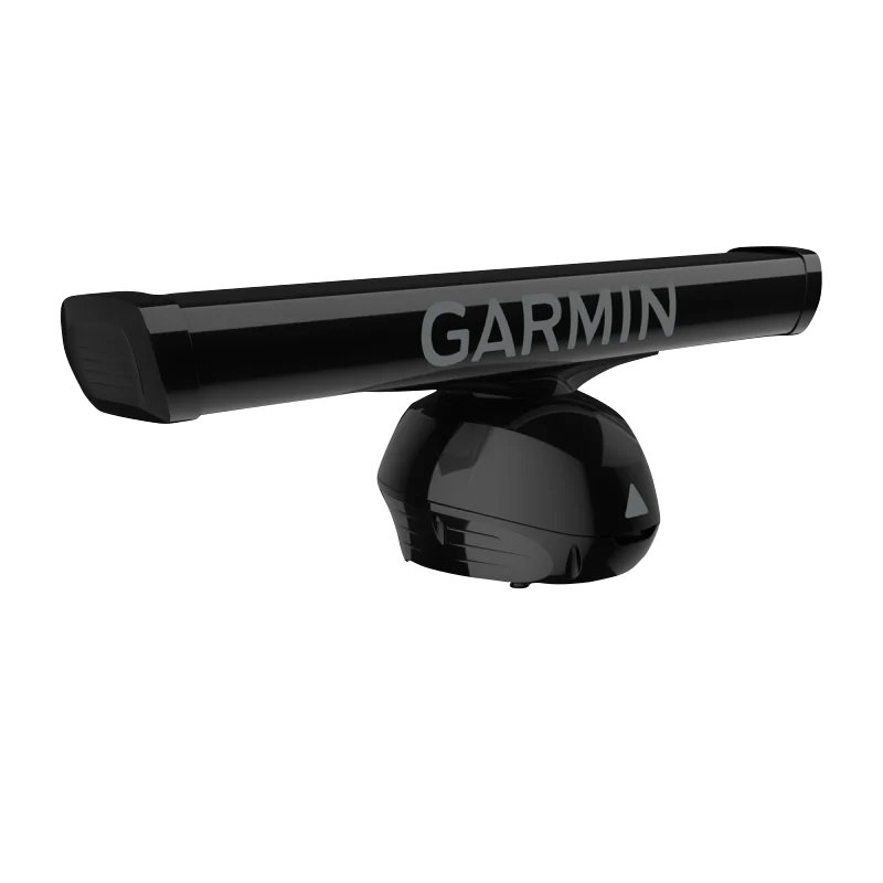Garmin GMR Fantom 124 Open Array radar on black pedestal