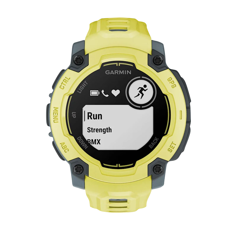 Garmin Instinct E smart watch, 45mm, electric lime with electric lime band