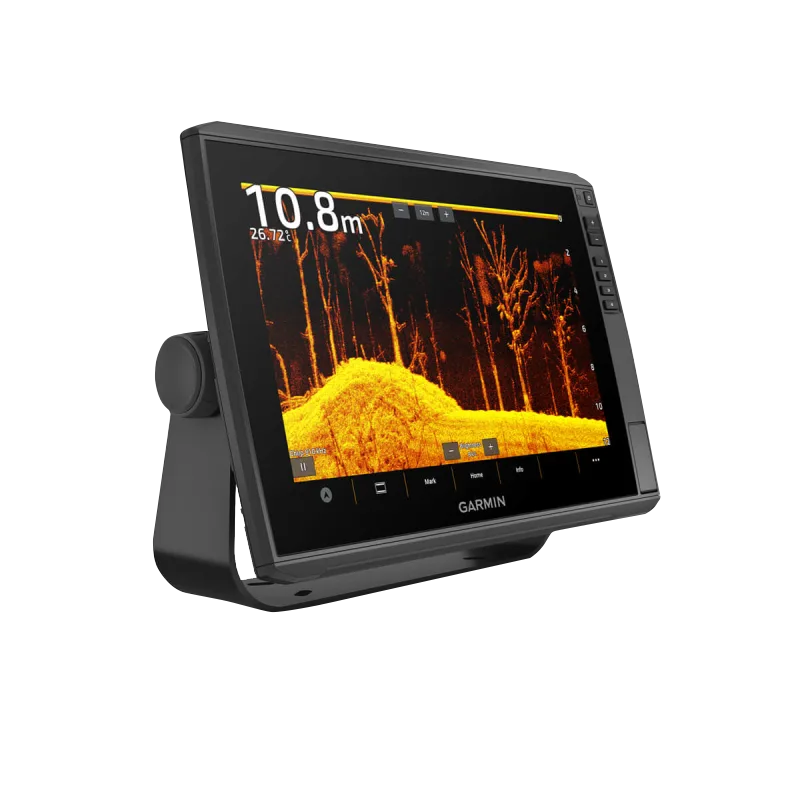 Garmin ECHOMAP Ultra 2 12-inch chartplotter, black marine GPS display, 122sv without transducer