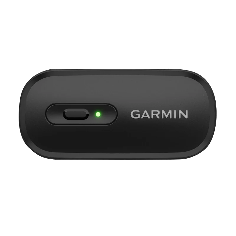 Garmin HRM 200 heart rate monitor pod, black with green LED, size M-XL, one-year battery life