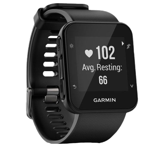 Garmin Forerunner 35 black GPS smartwatch, certified refurbished for runners