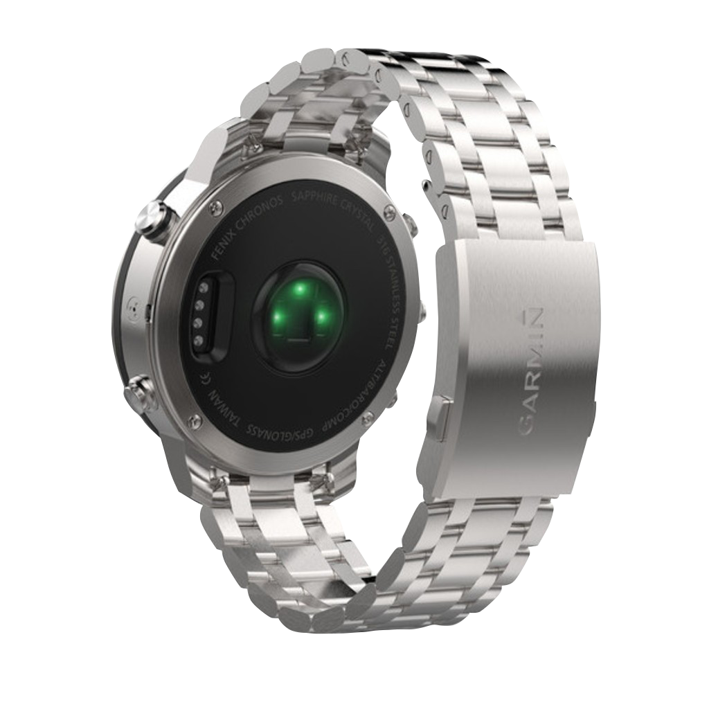Garmin Fenix Chronos stainless steel band smartwatch