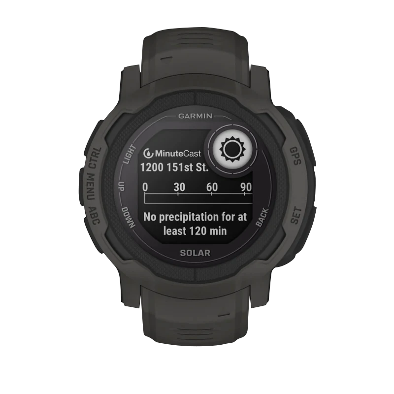 Garmin Instinct 2 Solar, Graphite (Garmin Certified Refurbished) by Garmin