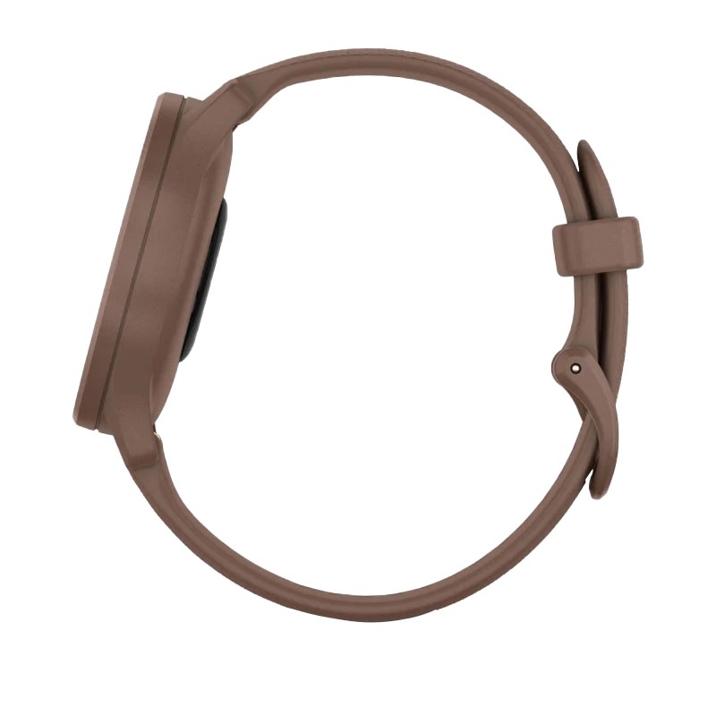 Garmin Vívomove Sport smart watch, Cocoa with peach gold accents, certified refurbished