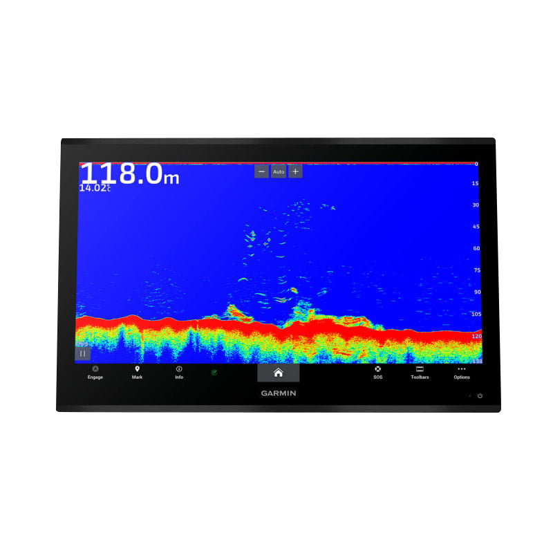 Garmin GPSMAP 9027 Premium marine chartplotter with worldwide basemap, black bezel display
