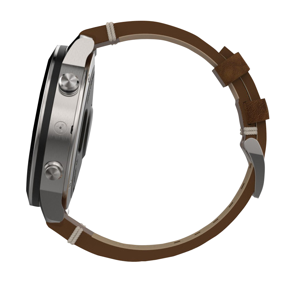 Garmin Fenix Chronos w/ Leather Band (010-01957-00) by Garmin