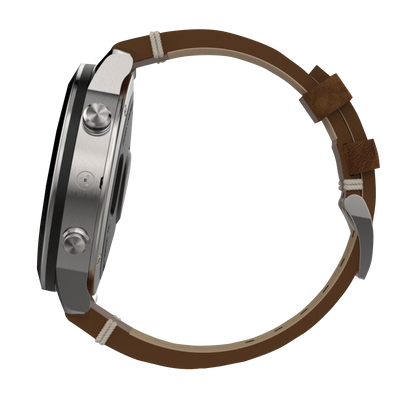 Garmin Fenix Chronos w/ Leather Band (010-01957-00) by Garmin