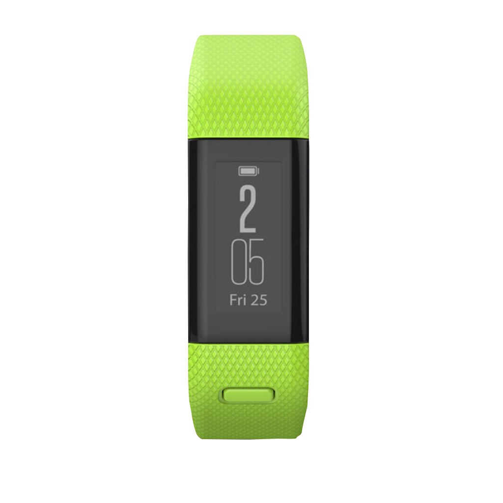 Garmin Approach X40 golf GPS smartwatch with lime-green band