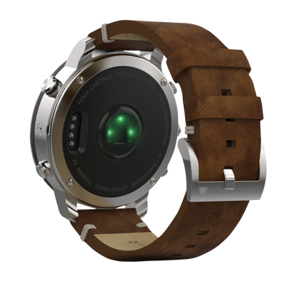 Garmin Fenix Chronos w/ Leather Band (010-01957-00) by Garmin
