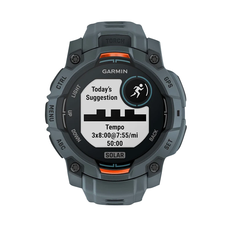 Garmin Instinct 3 Solar smartwatch, 45mm Twilight with Twilight Band, rugged GPS fitness watch