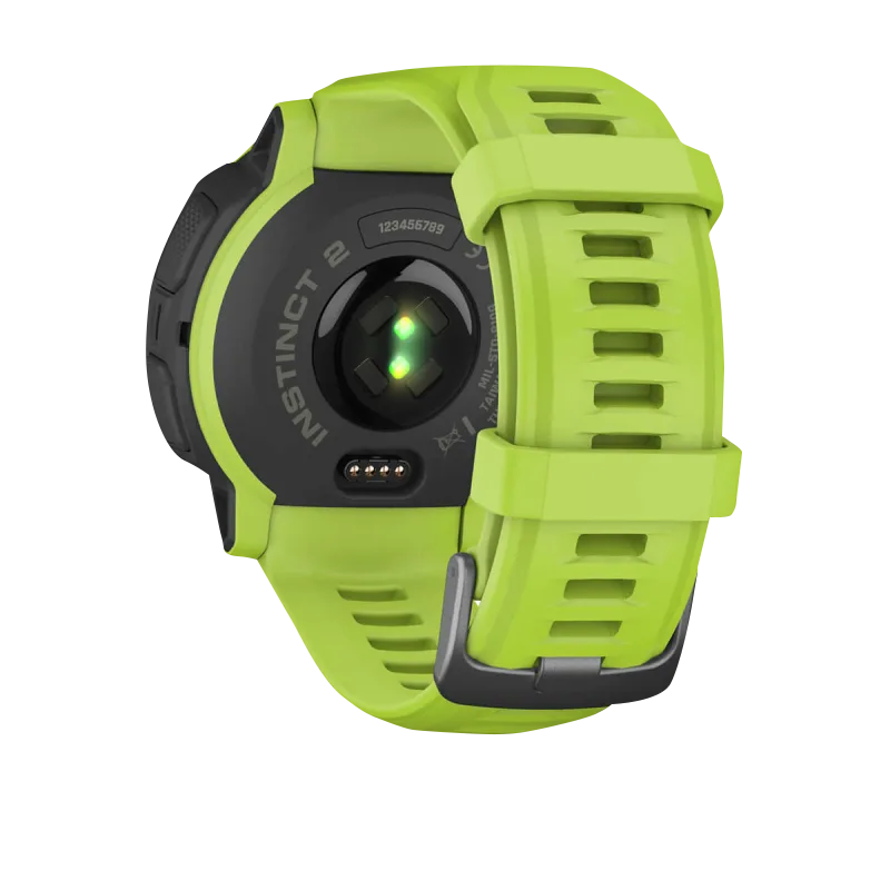 Garmin Instinct 2, Electric Lime (Garmin Certified Refurbished) by Garmin