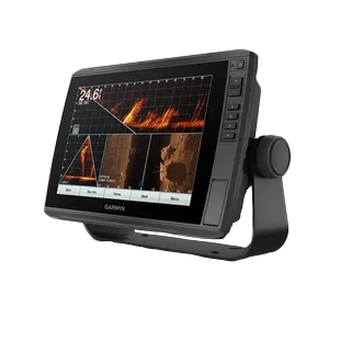 Garmin ECHOMAP Ultra 106sv marine chartplotter with black housing and vivid sonar display