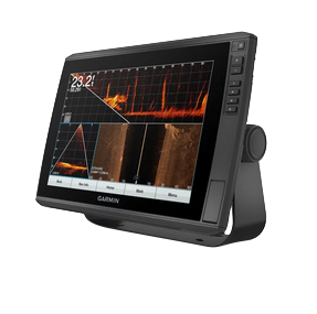 Garmin ECHOMAP Ultra 126sv marine chartplotter with black bezel and display
