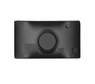 Garmin RV 780 & Traffic GPS navigation system, black back view with circular control dial and Garmin logo